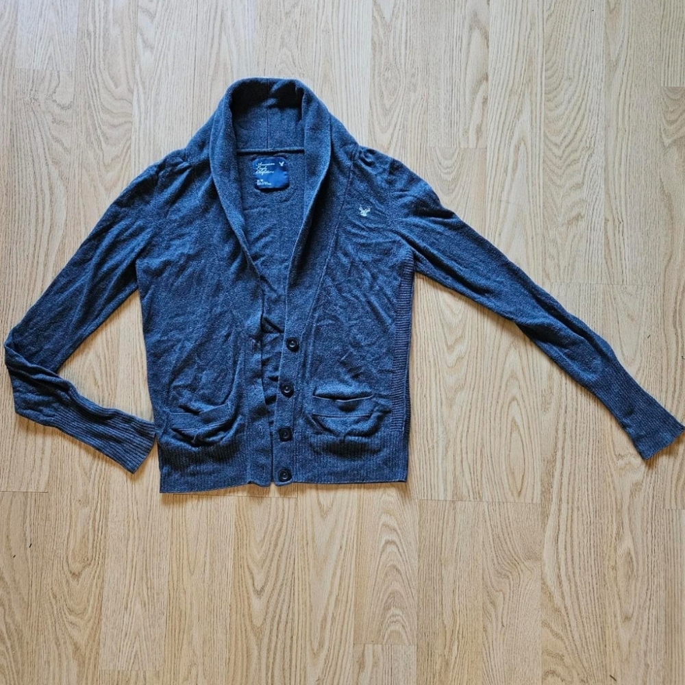 Medium, Navy blue, American Eagle Outfitters cardigan